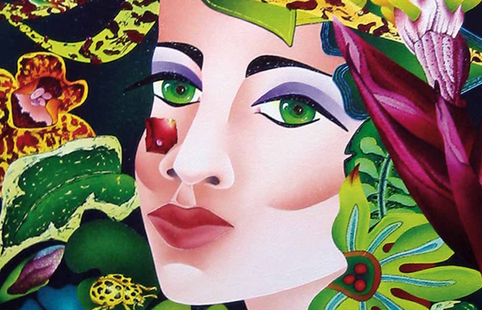  Série Naturella - VENUSIA - huile sur toile 