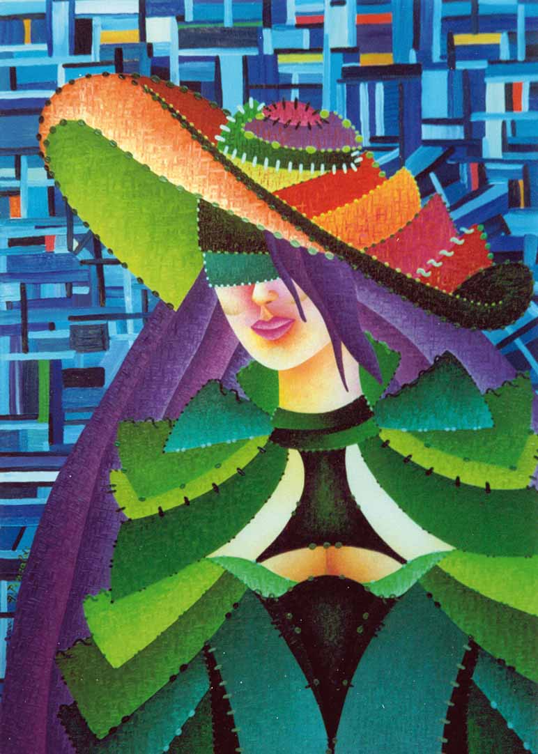  GRAZELIA - huile sur toile 